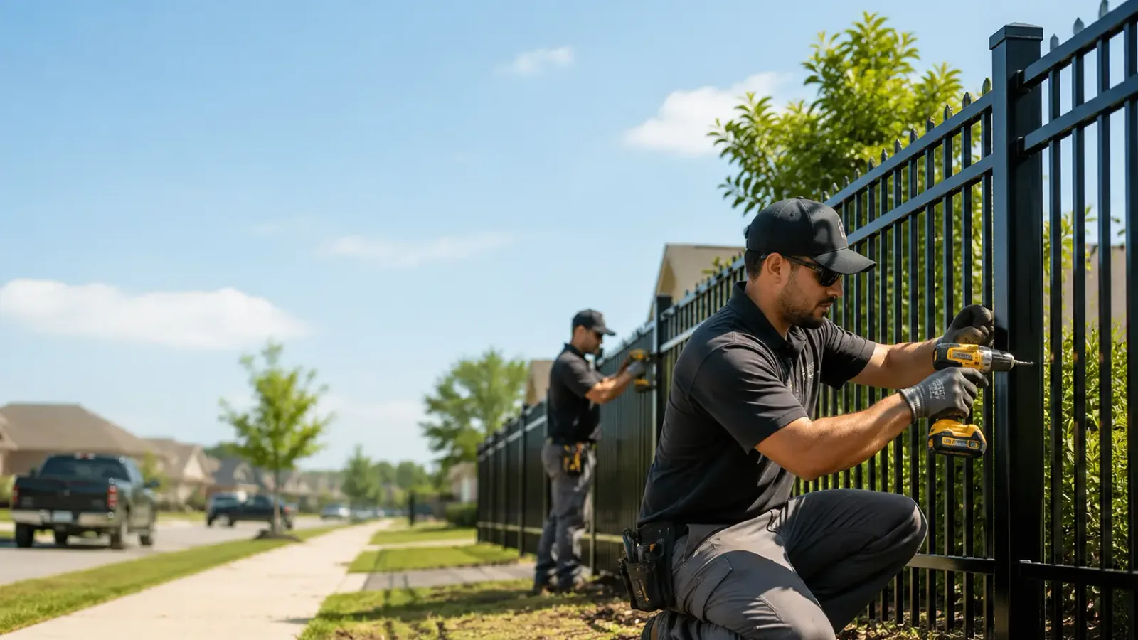 Metal Fence Installation in Manchester, OH